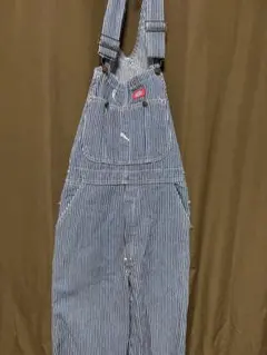 デッキーズ　ストライプ コットンオーバーオール