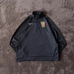 00s NIKE トラックジャケット ハーフジップ L 黒 チームロゴ 43のサムネイル