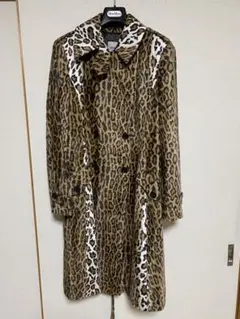 MOSCHINO CHEAPANDCHIC ヒョウ柄ロングコートのサムネイル