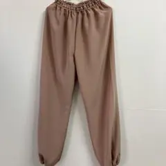 新品太極拳パンツ　Sサイズ　暗めのピンク色