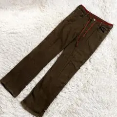 エドウィン　EDWIN ジャージーズ　パンツ　ブラウン　オレンジ　Lサイズ