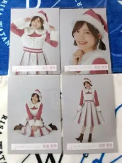 サンタ衣装 2025年 井上梨名 櫻坂46 直筆サイン入り クリスマスサンタ衣装 2024年 井上梨名 生写真 メルカリ - アイドル