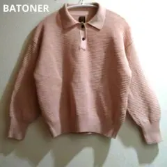 BATONER THE SUMMER KNIT POLO サマーニットポロシャツ