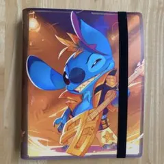 ディズニー ロルカナ 公式カードバインダー スティッチ プロモ付き 未