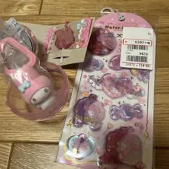 マイメロディ ウォーターインシール マスコットチャーム　キャンディーチャームズ