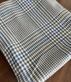 《ニット生地》 ダンボールニット生地　　グレンチェック柄　ニット生地
