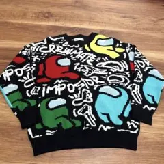 ZARA ザラ AMONG US アモングアス 総柄ニット 152cm