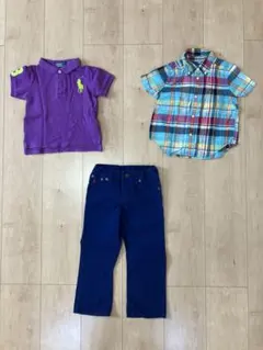 Polo Ralph Lauren ポロシャツ・チェックシャツ・パンツセット夏服
