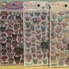 サンリオうるちゅるポップシール3枚セット