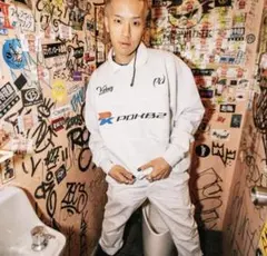 Keboz × Paledusk 厚手トレーナーポロシャツグレー