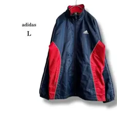 【adidas】メンズウィンドブレーカー　防風　撥水　防寒　スポーツ　裏起毛　L