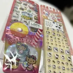 正規品 ハローキティシールまとめ売り ドロップジェリー ジュエル タイル 日焼け