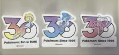 韓国 ポケモン 30周年 ステッカー ユクシー　アグノム　エムリットのサムネイル