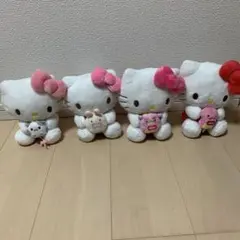 ハローキティ ぬいぐるみ 4体セット