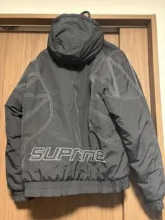 Supreme ブラック ダウンジャケット S