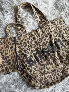ヒョウ柄 トートバッグ