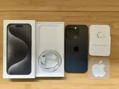 ★美品★iPhone 15 Pro SiM フリー256ブラックチタニウム