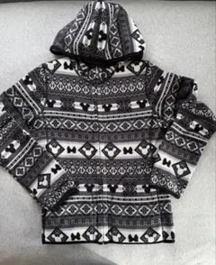 UNIQLO Disney リバーシブル フリースパーカー L ミッキー柄