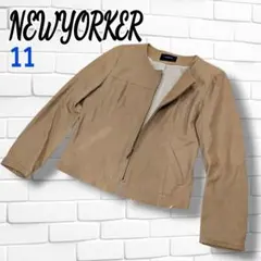 テーラードジャケット レザー