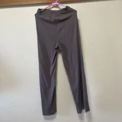 マタニティ用　セルフチョキチョキリブパンツ　Lサイズ