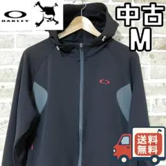 【24時間以内/匿名配送】中古 オークリー スカル フルジップパーカー Mサイズ