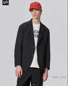 GU×UNDERCOVER　オーバーサイズジャケット ブラック　Lsizeのサムネイル