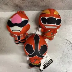 スーパー戦隊シリーズ レッド ちびぐるみ 祝50周年　3種