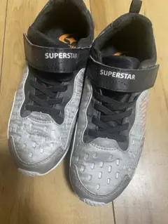 SUPERSTAR スニーカー 21.5cm シルバーグレー/ブラック