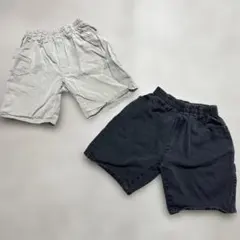 ハーフパンツ 110 2枚セット 男の子 夏服 保育園着 キッズ 半ズボン