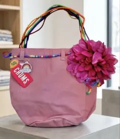 【生産終了・新品】チャムス×チャコFlower Tote トートバッグ コーラルのサムネイル