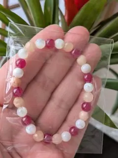 天然石ビーズブレスレット