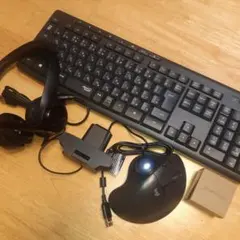値下げ！【ロジクール】キーボード/マウス/ヘッドセット/ウェブカメラ　セット