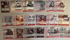 ワンピース 蒼海の七傑 赤 ロー デッキパーツ 各4枚、ルフィ、ローsr4枚付