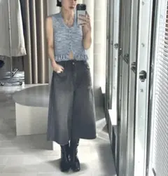 Ameri LOOSE DENIM HALF PANTSのサムネイル