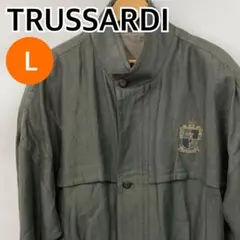 TRUSSARDI アウター ジャケット ブルゾン カーキ L【CT2626】のサムネイル