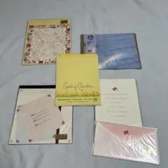 レターセット5種（お花・ピンク多） ☆ 昭和レトロ