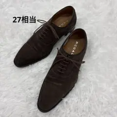 美品✨　REGAL ストレートチップ スエード 茶色　ブラウン 25.5cm