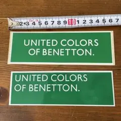 未使用　BENETTONステッカー2枚