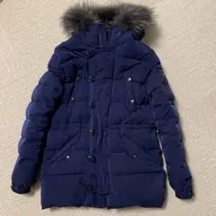 【希少】3XL タトラス ダウンジャケット アンティコ ボア ラクーンファー 紺 メルカリ