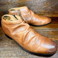 ◆PADRONE◆パドローネ 26.0cm サイドジップブーツ レザー 革靴のサムネイル