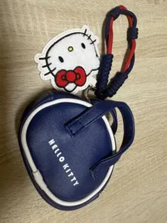 HELLO KITTY ネイビー小型バッグ リンネル3月号付録