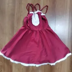 BODYLINE ボルドー フリル キャミソールワンピース　コスチューム　 Mのサムネイル