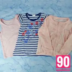 【ユニクロ】Tシャツ　肌着　アウター　上着　まとめ売り　90cmのサムネイル