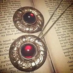 2点セット♡60'sヴィンテージ♡ペンダント＆ブローチ