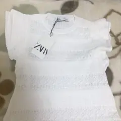 新品☆タグ付き☆ZARA☆レース☆カットソー