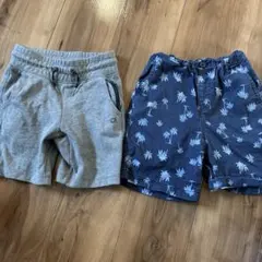 ハーフパンツセット（グレー・ネイビー）