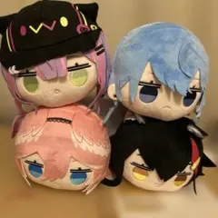 ホロライブ　寝そべりぬいぐるみ4個セット