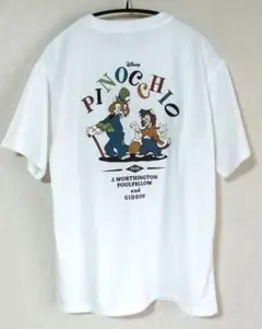 ディズニー ピノキオ ギデオン ファウルフェロー 刺繍 Tシャツ Lのサムネイル