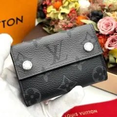 ルイヴィトン モノグラム エクリプス ディスカバリー コンパクト 財布 三つ折り