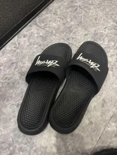 Nike Stussy コラボ サンダル ブラック　ナイキ べナッシ